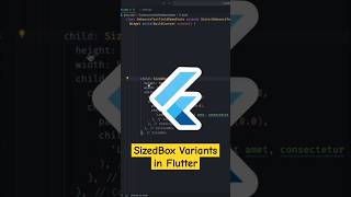 Different Types of SizedBox in Flutter ✅️ [upl. by Waterman]