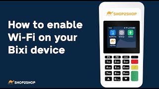 How to Enable WiFi on your Tap2Pay Bixi [upl. by Eiclek]