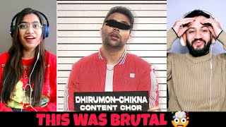 MUGSHOT  DHIRUMONCHIK DISS TRACK  AZOOZ  Reaction [upl. by Nyrhtac]