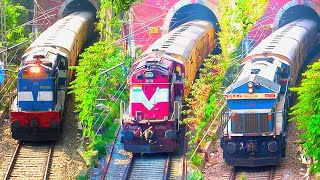 Curving Trains from Tunnels  Haridwar Railway Station  DehradunRishikesh trains  Indian Railways [upl. by Natfa]