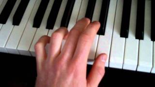 How to play axis of awesome 4 chords  accords song on piano [upl. by Alys]