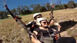 Tandem paragliding take off and landings [upl. by Pirali833]