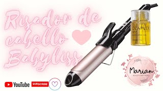 ONDAS CON RIZADOR babyliss [upl. by Ydnor520]