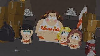 South Park The Fractured But Whole  Raisin Girls Ambush  Call Girl First Appearance [upl. by Marijo942]