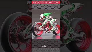 Bikes Convert to Joker 🌟bike shorts bike shortsmodified trending youtubeshorts [upl. by Aralomo356]