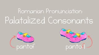 Romanian Pronunciation Palatalized Consonants [upl. by Nodal]