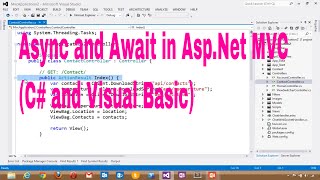 Async and Await C and Visual Basic [upl. by Sucramat]