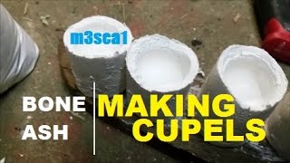 Make Cupels for GoldLead Separation [upl. by Toolis]