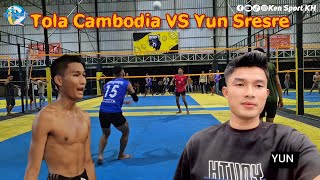 Yun Sre Sre VS Tola Siem Reap Best Volleyball [upl. by Haziza]