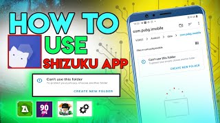 How To Use Shizuku app  Cant use this folder 🤯problem  How To fix cant use this folder problem [upl. by Heisser]