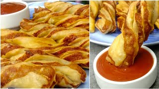 Potato Twisted Samosa Recipe  Twisted Aloo Samosa  Roasted Cuisine [upl. by Bellina]