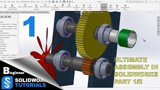 Ultimate SolidWorks Assembly tutorial for Beginners  Part 1 [upl. by Adlev584]