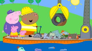 Cleaning Up The River 🛞  Peppa Pig Official Full Episodes [upl. by Limaa]