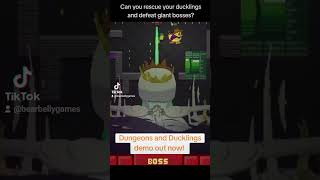 Skeleton King Steve attacks Dungeons and Ducklings demo is out now [upl. by Eux95]