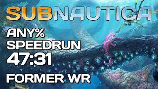 Subnautica  Any Speedrun  4731 Former WR [upl. by Octavla]