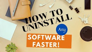 How to Uninstall Any Software in Windows [upl. by Suryt]