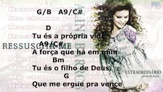 Cifra Letra e Musica  Aline Barros  Ressuscitame [upl. by Nosredneh649]