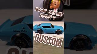 Custom Nissan Skyline 2000GTR hot wheels diecast shorts [upl. by Veradis]