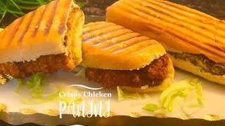 Crispy Chicken Panini Recipe  Fried Chicken Recipe by Cooking With Arooj Ahmad [upl. by Eidaj742]