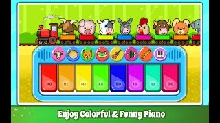 Baby Piano  Piano Kids Games Songs  Android App [upl. by Onitnatsnoc]