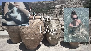 Traveling to Crete Greece vlog [upl. by Hgielsa]