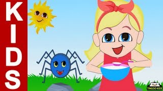 Little Miss Muffet  Nursery Rhymes With Lyrics By TingooKids [upl. by Eachern]