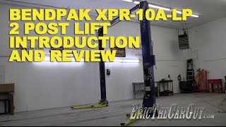 BendPak XPR10ALP 2 Post Lift Introduction and Review EricTheCarGuy [upl. by Anisamoht503]