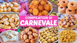 COMPILATION DOLCI DI CARNEVALE  Mille Ricette Facili di Benedetta [upl. by Cynthy63]