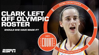 Reacting to Caitlin Clark being LEFT OFF USA Basketball National Team roster  WNBA Countdown [upl. by Ainolloppa]