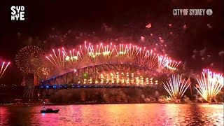 Sydney  New Years Eve Fireworks ohňostroj 1 1 2024 [upl. by Anircam]