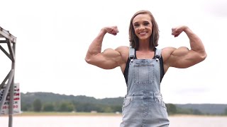 Blakelee Ortega and Jessica Bowman Gym Dripping Powerful Biceps [upl. by Eardnaed]