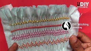 DIY Stitching Tutorial for Beginners  01  Smocking Patterns [upl. by Navnod]