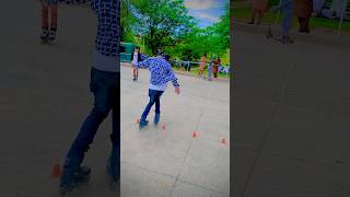 Slalom skating skill shortvidoe skating sheikhusmanskater freestyle [upl. by Ravert]