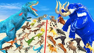 Animal Epic Battle  Dinosaurs vs Wild Animals  Animal Revolt Battle Simulator [upl. by Elbon]