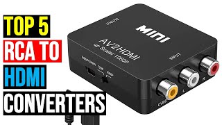 Top 5 Best RCA to HDMI Converters in 2024  The RCA to HDMI Converters  Reviews [upl. by Elleiad]