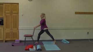 Virtual Yoga With Rebecca Wood Session 3 part 1 [upl. by Newsom103]