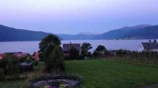 Dinner at Cider Huset in Balestrand Norway August 14 2012 [upl. by Lenod100]