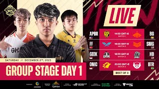 LIVE  DAY 1  M5 World Championship Group Stage  ENG [upl. by Attlee596]