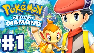 Pokemon Brilliant Diamond and Shining Pearl  Gameplay Walkthrough Part 1  Sinnoh Region Intro [upl. by Mariel]