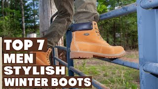 Best Stylish Winter Boots for Men 7 Picks for Ultimate Warmth [upl. by Krongold954]