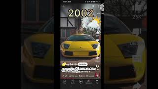 Evolution Of Lambourghini Car But Reverse 1963  2023 reversed evolution history [upl. by Ain]