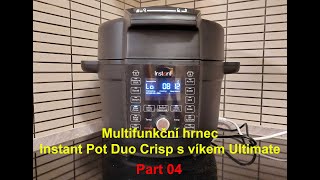 Výroba jogurtu v pomalém multifunkčním hrnci Instant Pot Duo Crisp s víkem Ultimate [upl. by Eimarrej931]