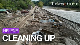 Drone video Helene has forever changed this small NC town [upl. by Deina]