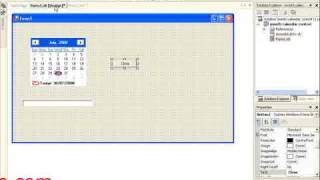 Month Calendar Control in Vbnet  wingslive [upl. by Ynaffad875]