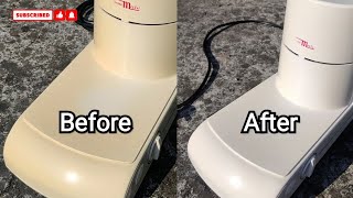 How to remove yellowing from plastic  plastic yellowing removal  yellow plastic to white [upl. by Keemahs752]