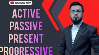 Present progressive Active passive voiceActive passive ka tarikaBy Sir Umair [upl. by Meeks]