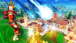 TILTED TOWERS Is Going To Be DESTROYED By A METEOR Fortnite Battle Royale [upl. by Aekim591]