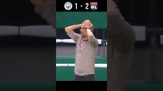 Manchester City vs Lyon 201920 UCL Quarter Final Highlights shorts football youtube [upl. by Lerat]