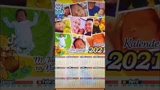 KALENDER CUSTOM BERKUALITAS HUBUNGI sidCornerShop [upl. by Cherianne]