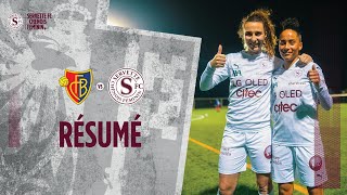 FC Basel Frauen 02 Servette FCCF  Le résumé [upl. by Ymmaj]